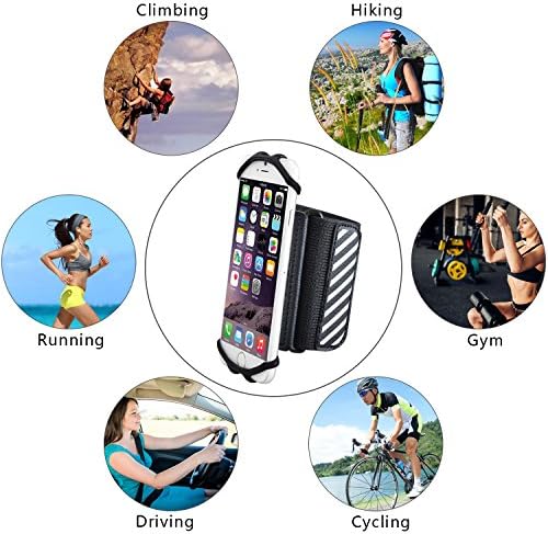 TFY Wristband Phone Holder for 4.5 – 6 inch iPhones and Other Phones