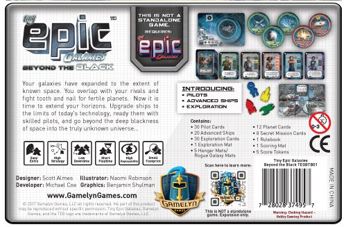 Tiny Epic Galaxies: Beyond the Black Space Board Game - Expand Your Galaxy