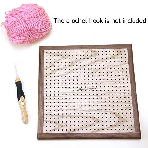 Yarn Mania Premium Blocking Boards for Knitting with Grids Handcrafted Wood Crochet Blocking