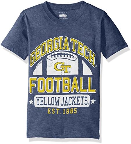Cotton Willy NCAA Georgia Tech Children Boys Short sleeve Blend Tee,3T,Midnight Blend