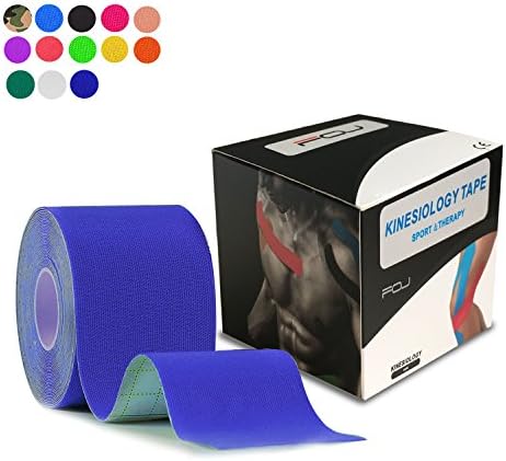 Kinesiology Theraeputic Tape Physio for Athletic Sports Recovery Pain Relieve Strong Adhesion Waterproof Original Cotton Uncut 2 Inch x 16.4 Feet