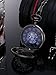Mudder Steampunk Blue Hands Scale Mechanical Skeleton Pocket Watch