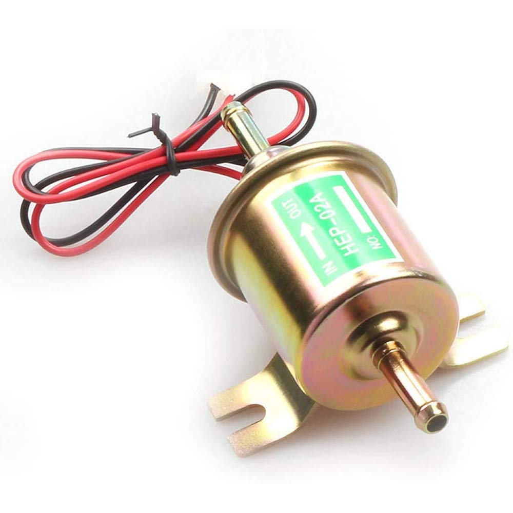POFET HEP-02A New Gas Diesel Fuel Pump Inline Low Pressure Electric Fuel Pump 12V