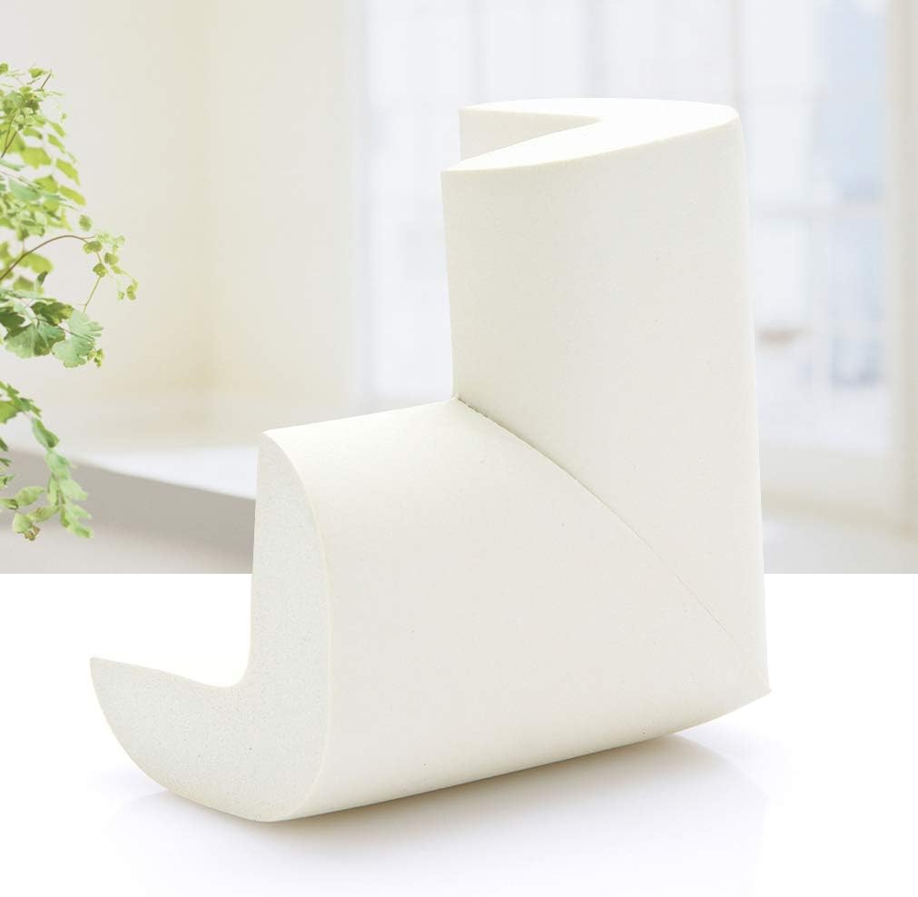 Neotech Care Furniture Corner Guards Protector - Babyproof Rubber Foam - Pack of 8 (White)