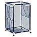 Modern Blue Pool Storage Bin - Large | Perfect Contemporary Nylon Mesh Basket Organizer For Your Goggles, Beach Balls, Floats, Swim Toys and Accessories | Air Dry Items Quickly & Easily Roll The Mesh Storage Bins To Your Home Garage or Shed primary