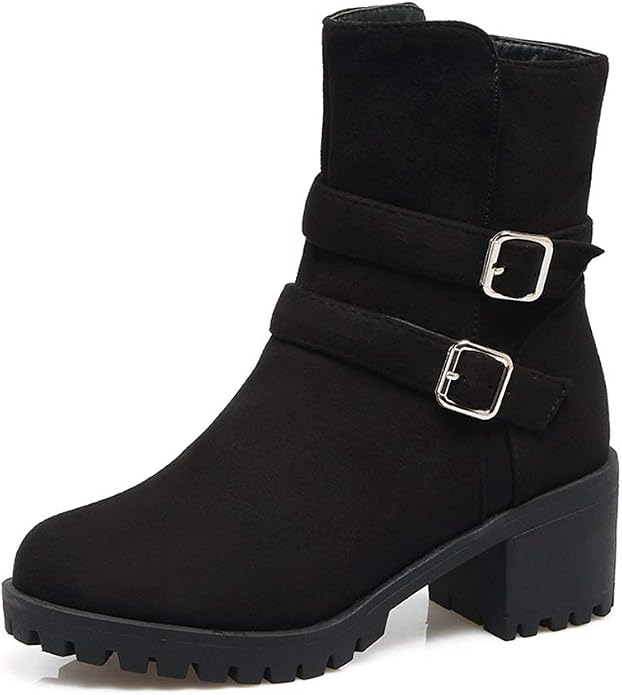 block heel leopard print boots