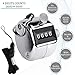 KTRIO Metal Hand Tally Counter 4-Digit Tally Counters Mechanical Palm Counter Clicker Counter Handheld Pitch Click Counter Number Count for Row, People, Golf, Lap & Knitting, 2 x 1.85 inches, Silver