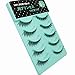 Dedila 5 Pairs Natural Short Sparse Cross False Eyelashes Fake Eye Lashes Extension Makeup Tools