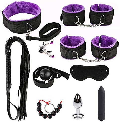 YameiS 10pcs B-ôňd-àgé-rômâňçé Ré-s-tràÏňts KÏt Adjustable Soft Faux for Night Parties