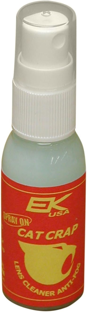 EK USA, Cat Crap Multi-Use Anti-Fog Spray, for any Optics, Coatings, Eyeglass Lens Cleaner, Spray On - 1 Ounce Bottle: Automotive