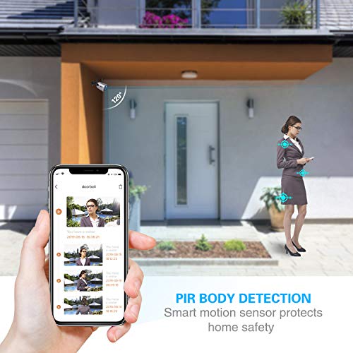 Outdoor Security Camera Wireless WiFi, ZUMIMALL Rechargeable Battery Powered Home Security Camera with Mobile App, Night… - Image 2