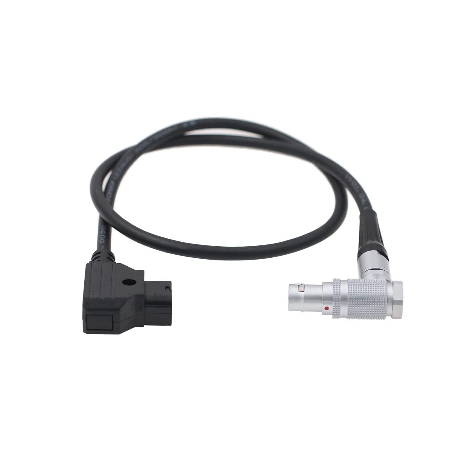 HangTon Power Cable for Canon C300 Mark II, C200 C500 Camera, D-tap Female Right Angle 4 Pin Flexible