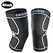 CAMBIVO 2 Pack Knee Brace, Knee Compression Sleeve Support for Running, Arthritis, Meniscus Tear, Sports, Joint Pain