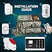 KERUI Wireless 3G GSM PSTN Home Security Alarm System DIY Kit,Auto Dial IOS Android APP TFT Color Display 8219G