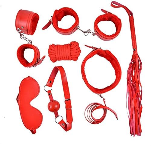 LAFSW Plush Set of 7 Alternative Toy Bundle Tied Series,Red