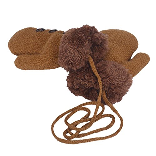 image for Hot Sale!!! Toddler Baby Gloves,Jushye Knitted Mittens 1 Pairs Cute Bo