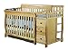Dream On Me Brody 5-in-1 Convertible Full-Size Baby Crib & 3-Drawer Changer in Natural, Pinewood, GreenGuard Gold & JPMA, 1” Changer Pad, 3 Mattress Heights, Converts to Toddler & Full Size Bed