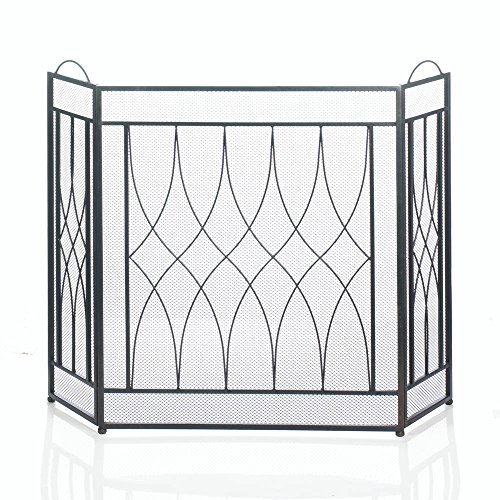 Waves Fireplace Screen