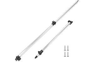 BESTMAN MARINE Adjustable Bimini Top Rear Support Poles Bimini Top Replacement Parts Fit Most Types of 3 Bow 4 Bow Bimini Top,Marine Grade Aluminum Extension Top Poles