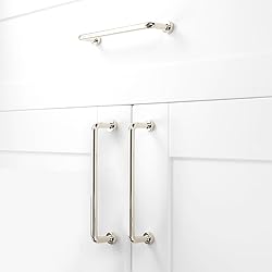 khtumeware 10 Pack Polished Nickel Cabinet Pulls 3