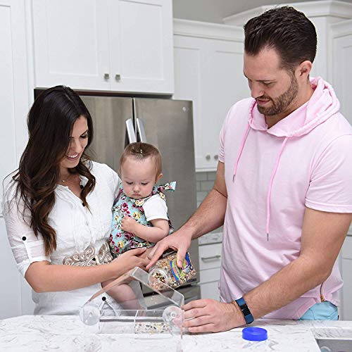 Window-Bird-Feeder-Large-Bird-House-for-Outside-Removable-Sliding-Tray-with-Drain-Holes-Best-for-Wild-Birds-Clear-Acrylic-Easy-to-Clean-Great-Gift-for-All-Weather