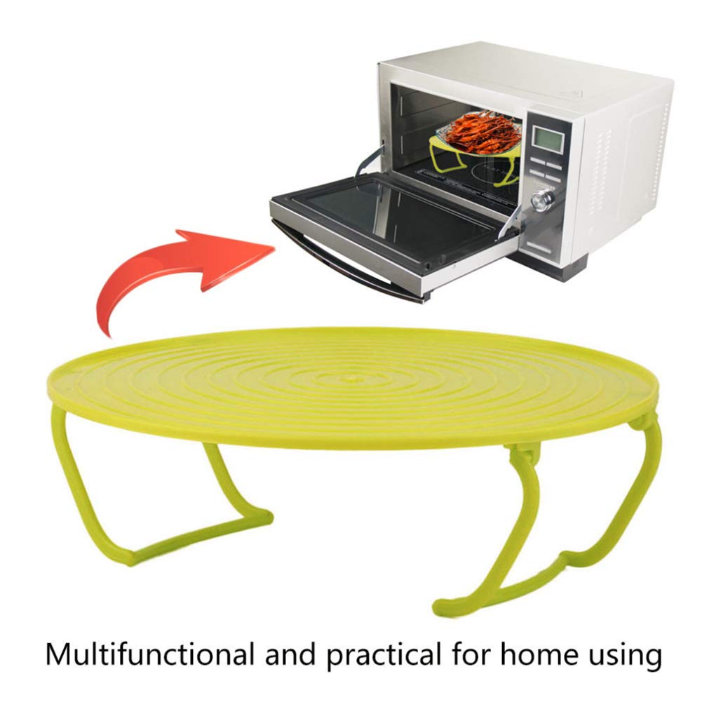 Compra 1pc soporte Microondas Bandeja tapa Cool rack calefacción ...