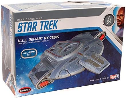 Polar Lights Star Trek USS Defiant 1:1000 Scale Snap Model Kit