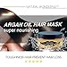 Natural Wonderful Argan Oil Hair Mask Repair And Moisturize Dry, Damaged Or Color Treated Hair 8.8 Oz
