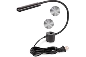 FAJ Sewing Machine Light, Magnetic, Flexible 60 LED Work Lights, Bandsaw Accessories, Scroll Saw with Extra Long Gooseneck - Mount Anywhere Discs (2) Included