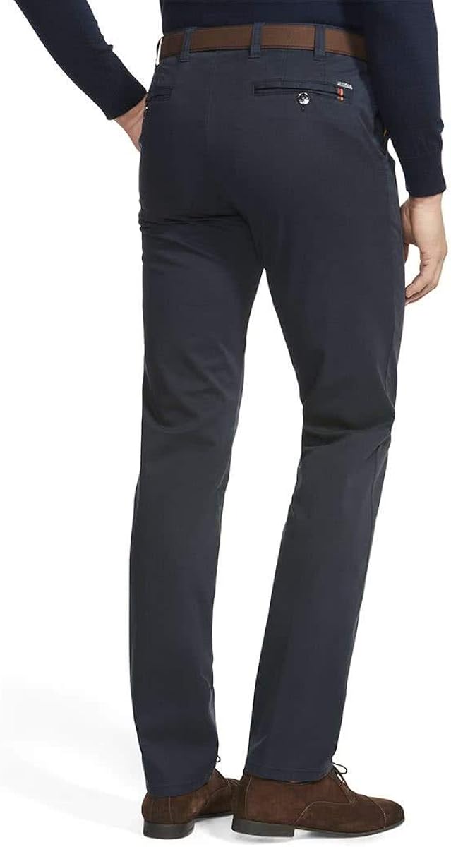 MEYER Men Pants Oslo Cotton 93001 Navy Fair Trade Cotton Chinos
