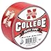 Duck Brand 240869 University of Nebraska College Logo Duct Tape, 1.88-Inch by 10 Yards, Single Roll
