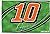 Danica Patrick #10 3x5 SIGNATURE Flag w/grommets RR Outdoor House Banner Nascar Racing