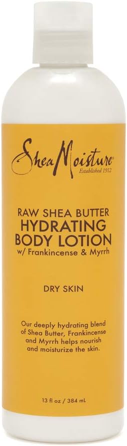Shea Moisture Raw Shea Butter Body Lotion, 13 oz, 384 ml (Pack of 1)