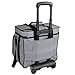 Picnic at Ascot Original Insulated Picnic Cooler with Service for 4 on Wheels-Designed & Assembled in the USA