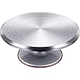 Kootek Aluminium Alloy Revolving Cake Stand 12 Inch Rotating Cake Turntable for Cake, Cupcake Decorating Supplies
