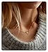 Fremttly 14k Gold Fill Dainty Circle Necklace • Open Circle Chain Necklace-CK1-RD-L