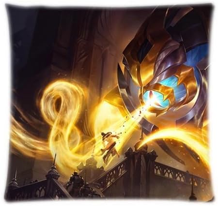 VintaStore Popular New Lol Arclight Vel'Koz Design Cover Bedding Set Throw Pillowcase 16x16inch