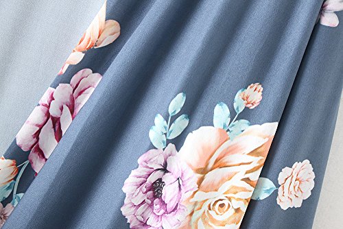 XOWRTE Cardigan Women Long Sleeve Autumn Outerwear Kimono Oversized Shawl Deep-V Blouse Jacket Print Bohemia Coat - Thumbnail 5