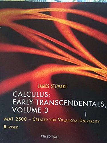 Calculus: Early Transcendentals, Volume 3