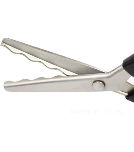 Amazon.com: ZXUY 5MM Pinking Shears for Fabric, Stainless