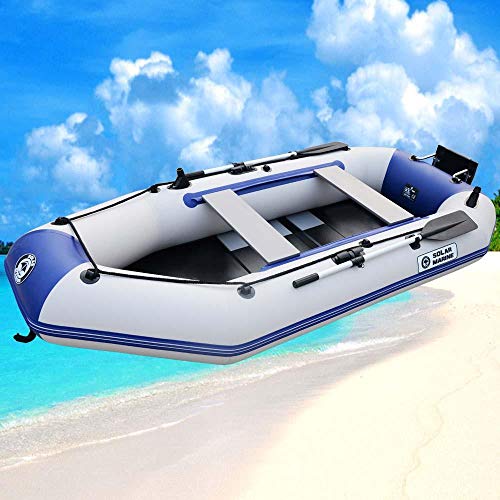GNZM Aufblasbare KajaksSchlauchboot4 Person 270cm PVC Schlauchboot Ruderboot Kajak Beiboot Fischerschiff Hovercraft Kanu…