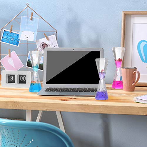 Liquid Timer - Best Liquid Motion Bubbler with Floating Sea Creatures, Incredibly Relaxing and Calming Sensory Toy for Kids and Adults, Colorful Lava Lamp Timer to Relieve Stress and Anxiety