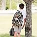 Reinforced Design Water Resistant Backpack and Lunch Bag Set (Woodland Camo)