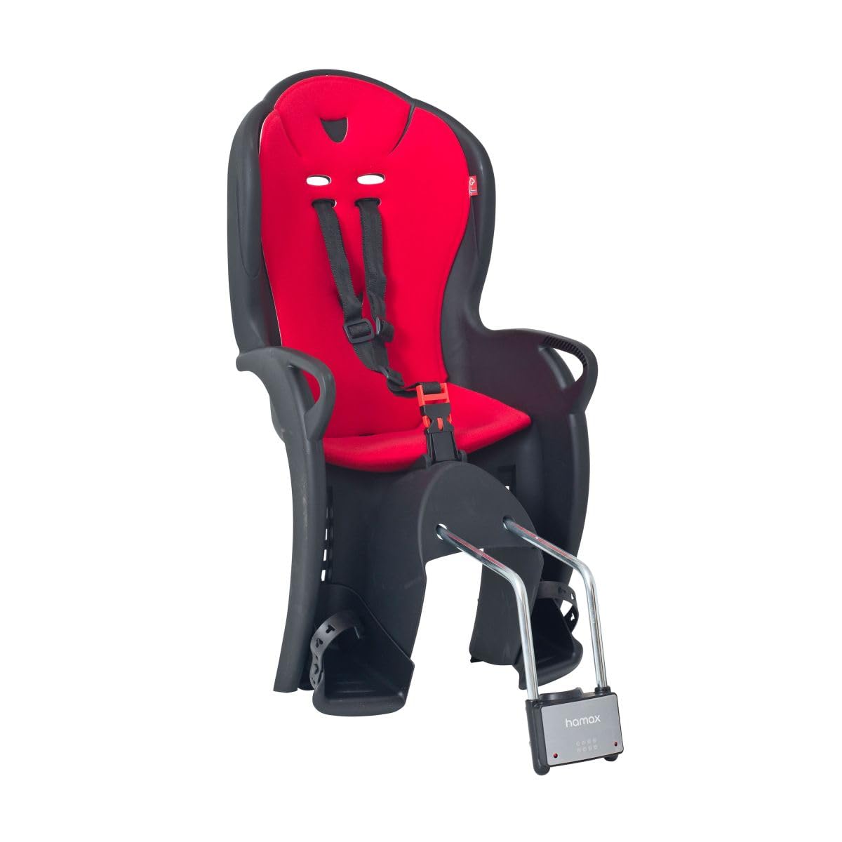 HAMAX Unisex Youth Kiss Rear Frame Mount Childseats, Black Red