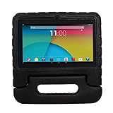 Transwon Handle Stand Kiddie Case for FunnPab 7 Inch, NPOLE N718, Yuntab Y88, Tagital T7K, Vuru A33, Dragon Touch Y88X Plus, NeuTab N7 Pro 7, iRULU eXpro X1 7, Alldaymall A88X, Chromo Inc 7 - Black