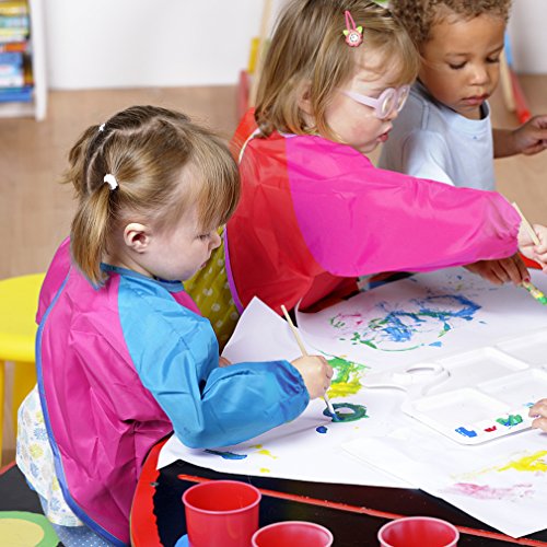 4 Toddler+Children+Waterproof+Painting+Pockets