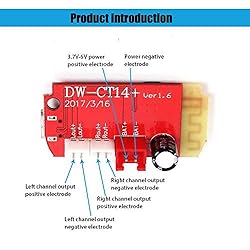 Comidox 1PCS CT14 Micro 4.2 Stereo Power Amplifier