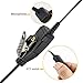 Walkie Talkie Earpiece by Tomsenn | Walkie Talkie Headset Walkie Talkies Earpiece Walkie Talkie Accessories | Walkie Talkie Swivel Earpiece with Microphone and PTT for Motorola Two Way Radio