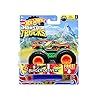 Hot-Wheels-FYJ44-Monster-Trucks-164-Scale-Die-Cast-Assortment-with-Giant-WheelsAssorted-ModelDesignStyle Hot Wheels Monster Trucks Selection of 1:64 Scale Collectible Die-Cast Metal Toy Trucks, Giant Wheels & Stylized Chassis…