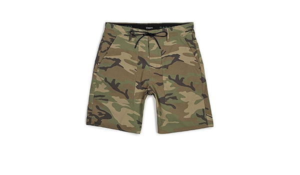 Brixton Prospect Service Camo Shorts at 